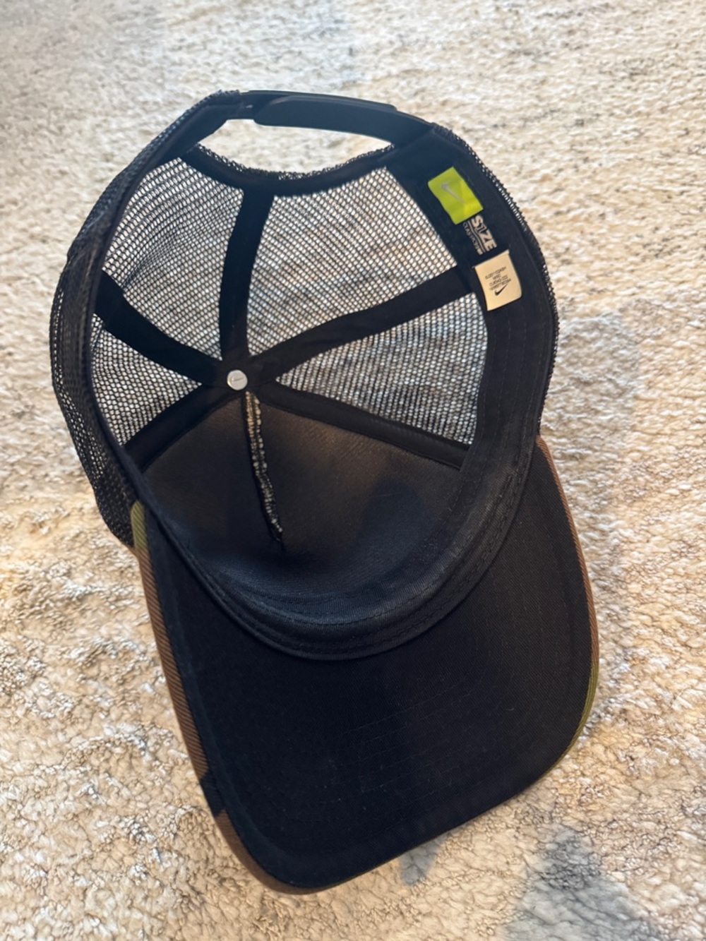 Nike Camo Mesh Trucker Hat - Brown/Green - Picture 2 of 2